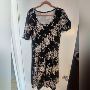 LulaRoe Nicole Sparkle Dress XL